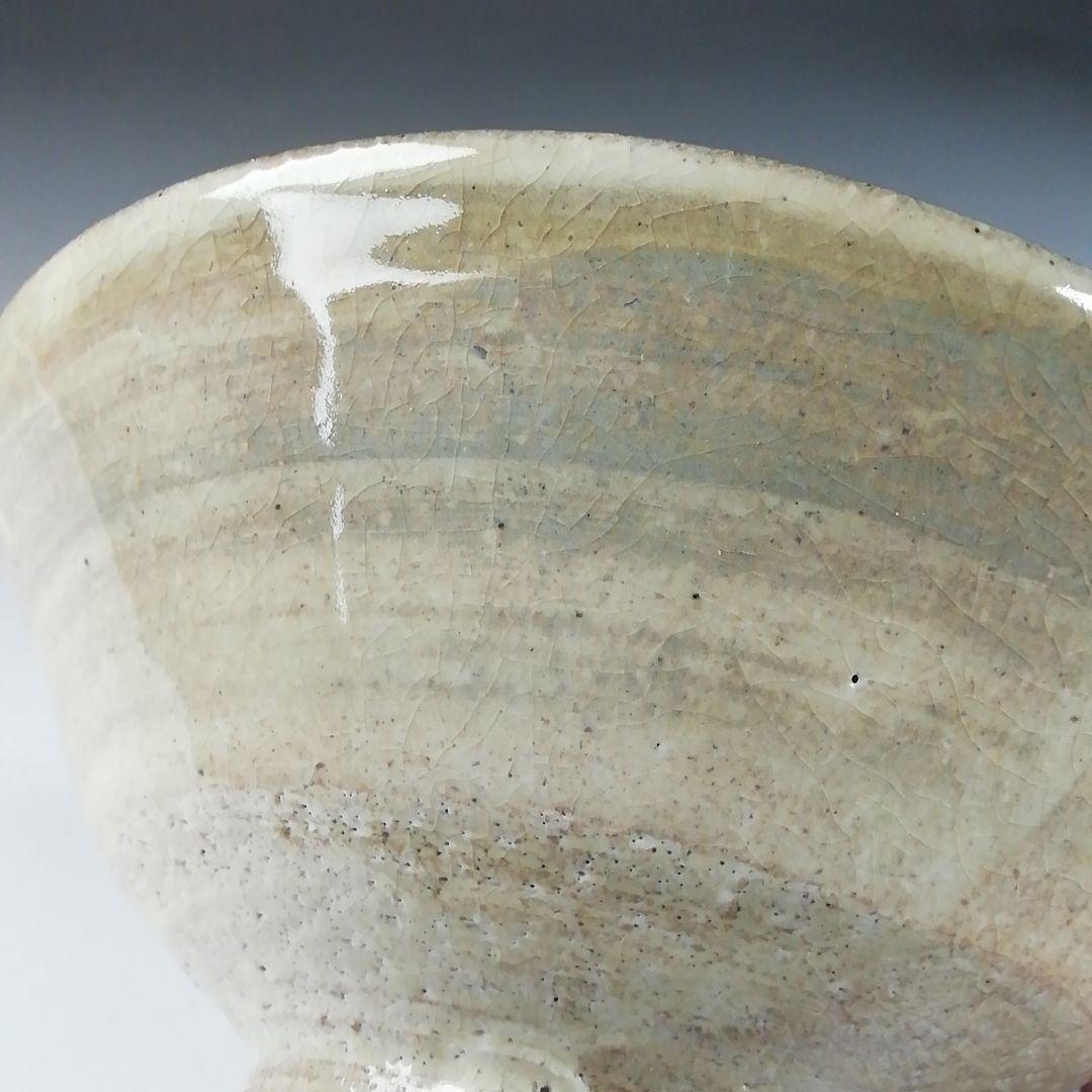 T579 茶碗 『粉引茶碗』『渡辺六郎』 共箱 抹茶碗 茶道具 美術品