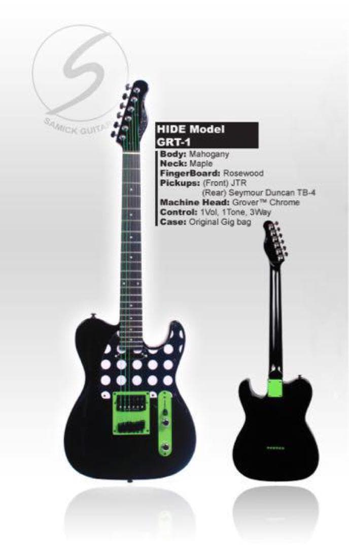 GReeeeN HIDEモデル GRT-1 ギター