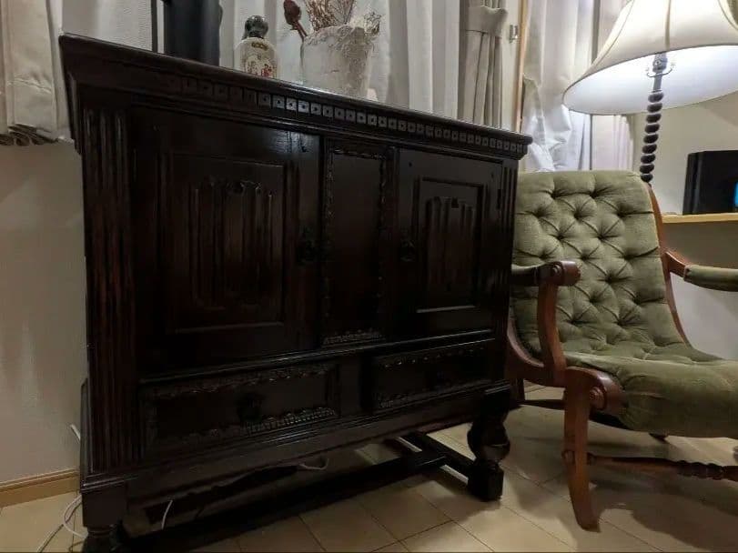 ​【まろちゃんさん専用】木製キャビネット（3月末までの限定出品／価格交渉可）