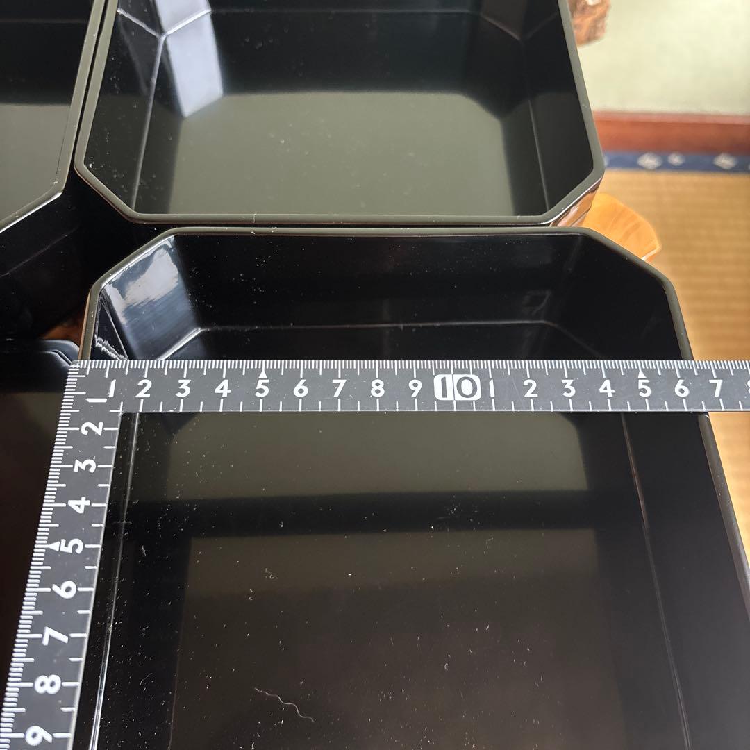 茶平一斎作 輪島塗 お重 五段 塗師 共箱