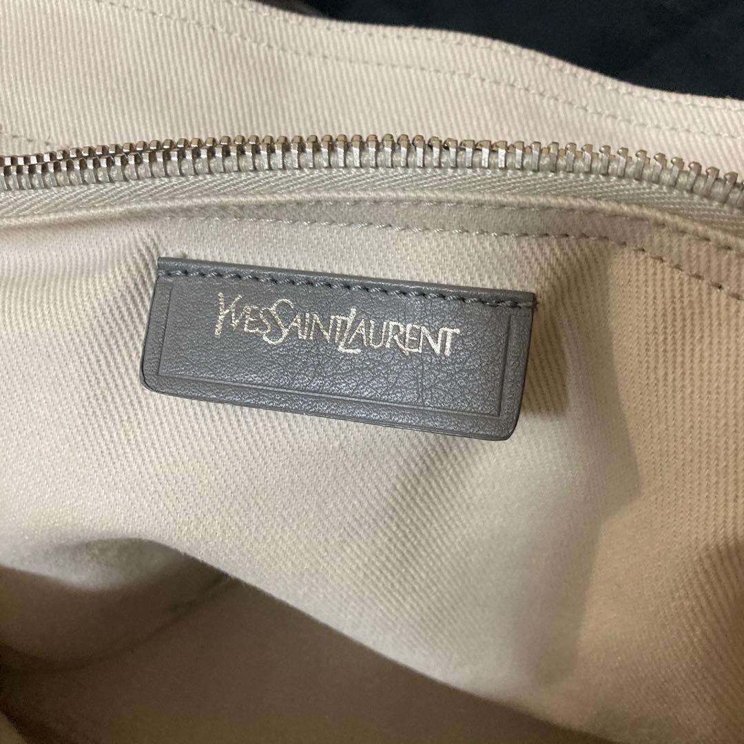 SAINT LAURENT グレー ハンドバッグ