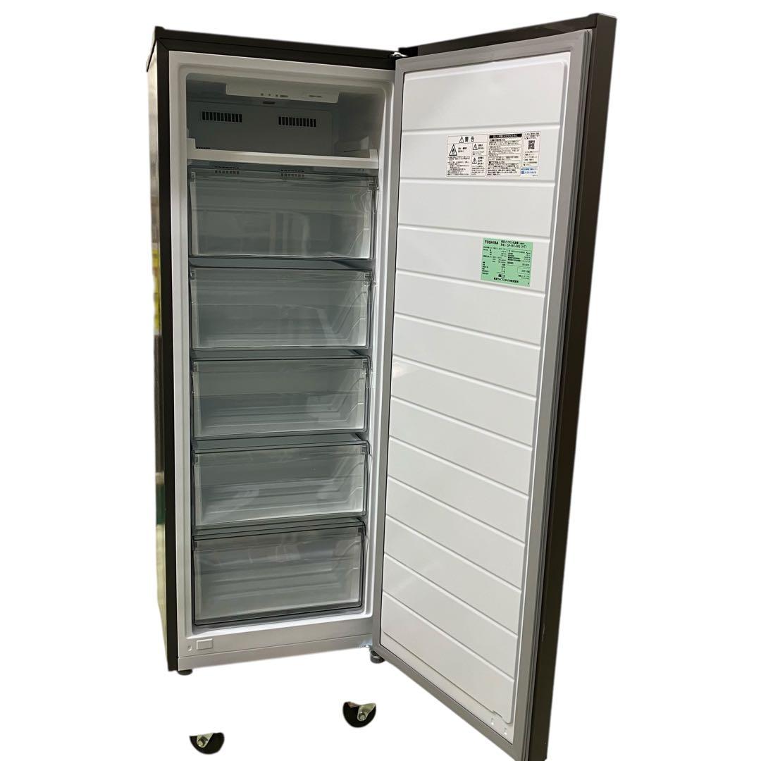 4203 TOSHIBA ノンフロン冷凍庫 GF-W14 HS ダークシルバー