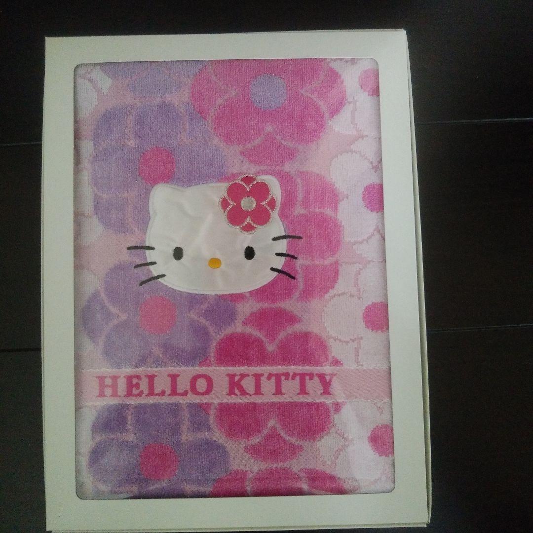 ハローキティ バスタオル シシュウ 2002 花