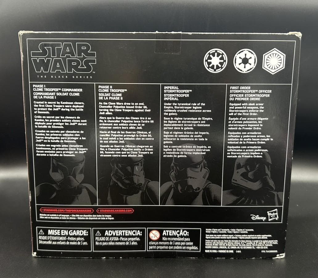 スターウォーズ ブラックシリーズ トルーパー4体セット 6インチ！