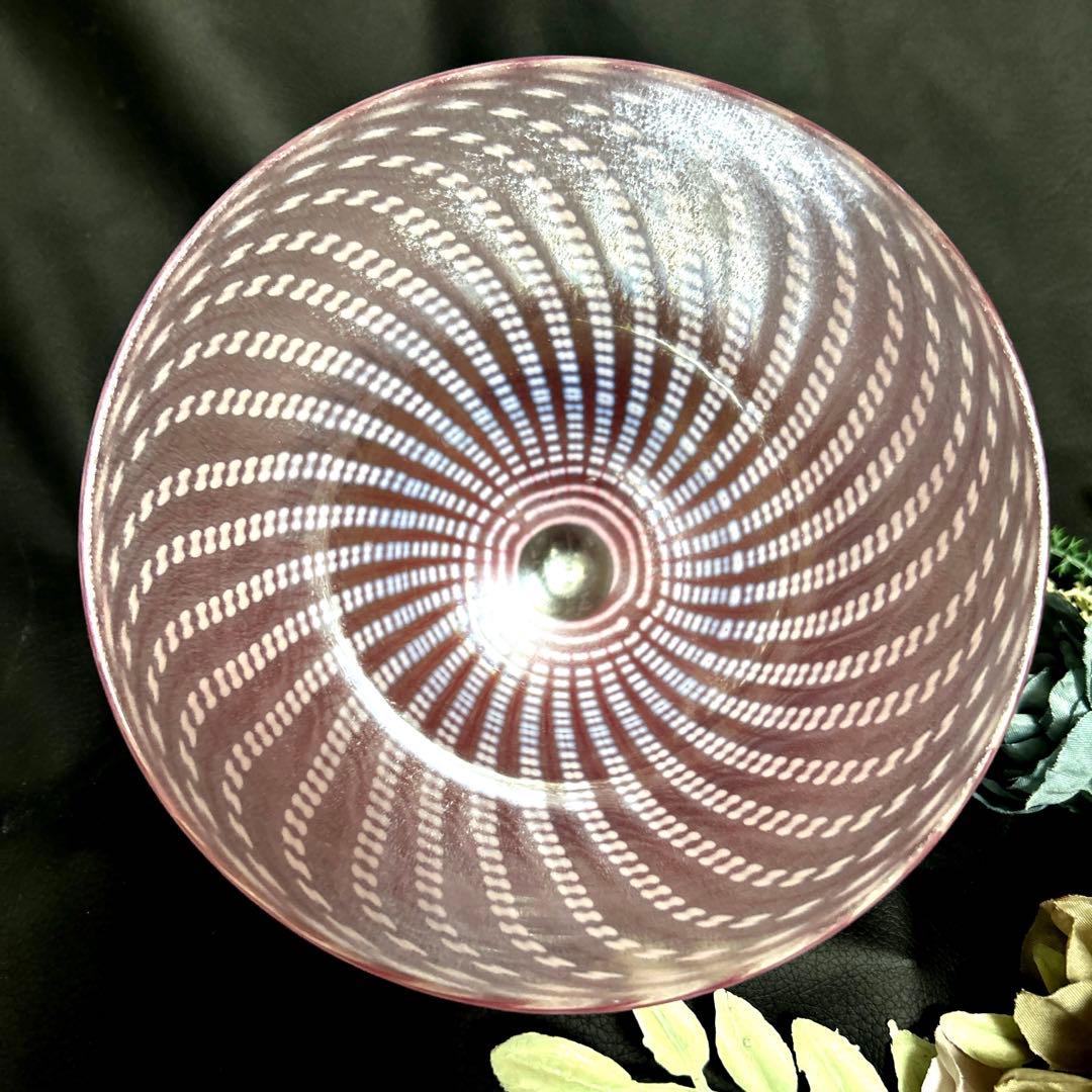 スエーデンガラス バーティル・ヴァリーン Minosピンクボウル コスタボダ社