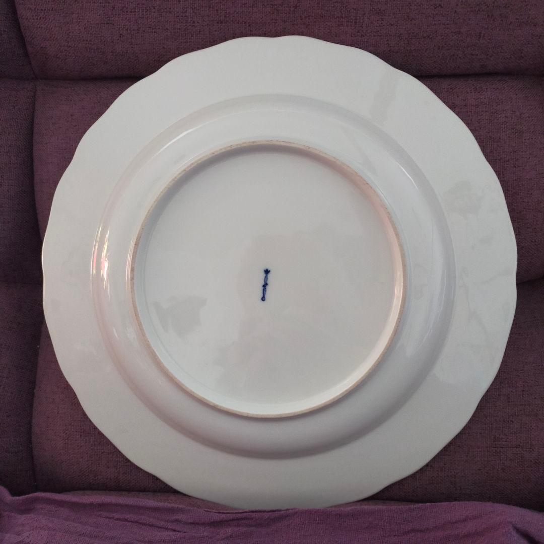 KPM ベルリン チューリップ 手描き? 金彩 アンティーク プレート 皿