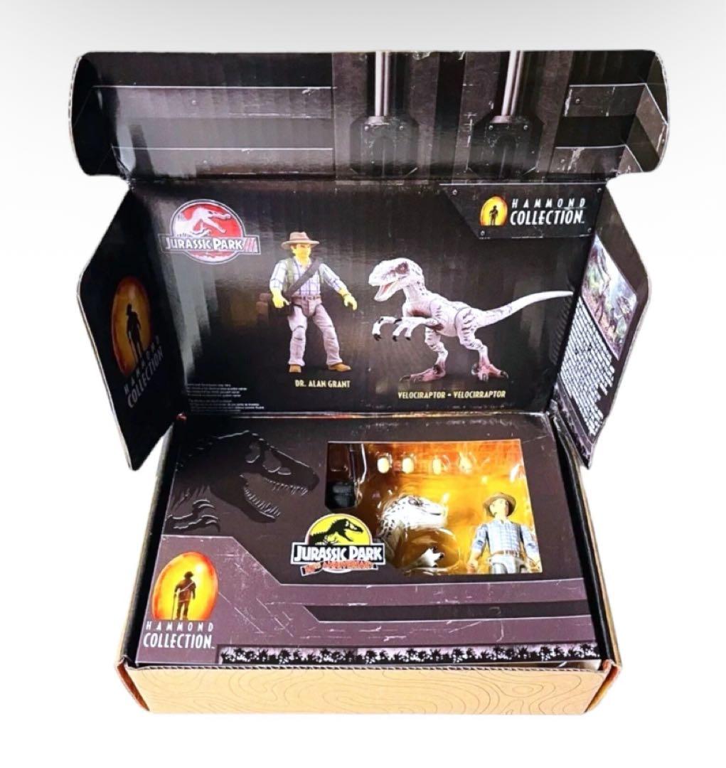 【未開封】ハモンドコレクション　ジュラシックパークグラント博士　ヴェロキラプトル