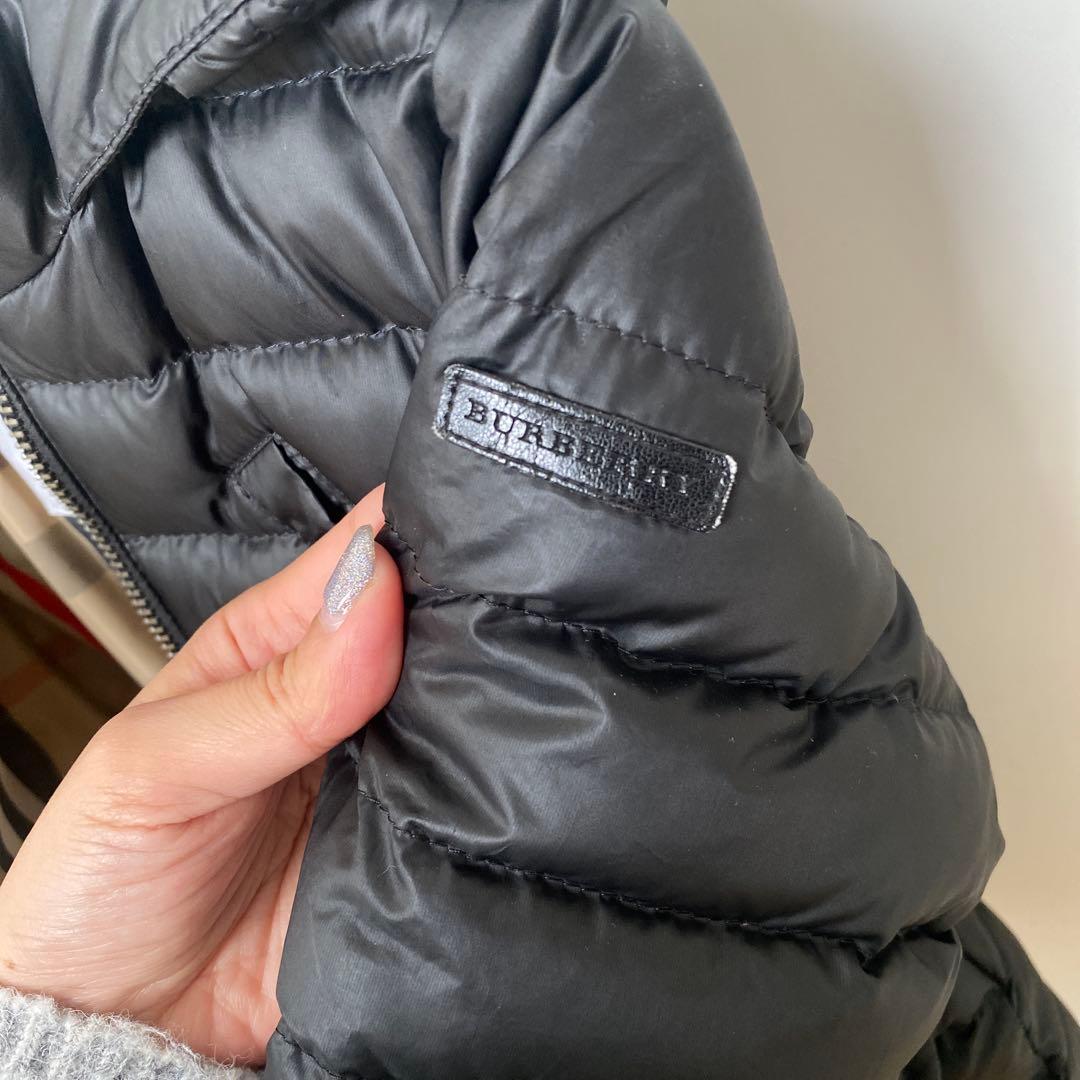 バーバリー ダウンコート 黒 92cm最終値下げ