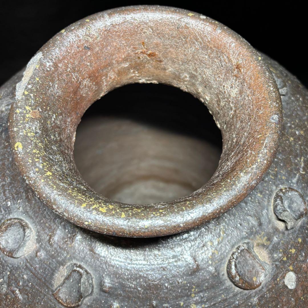 ☆古陶磁/古備前 大壺 窯印！幅 約37㎝・高さ 約