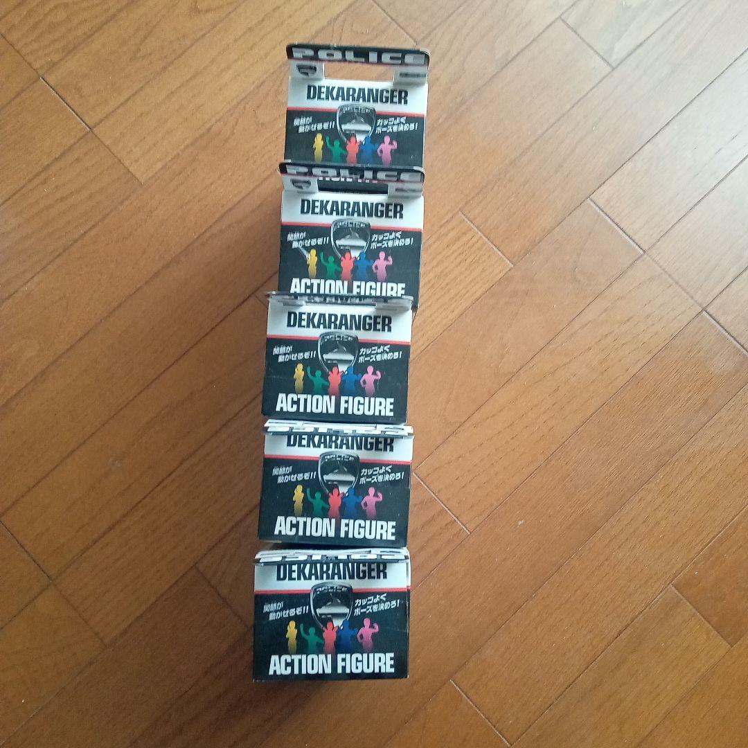 デカレンジャー アクションフィギュア 全5種 コンプリートセットの