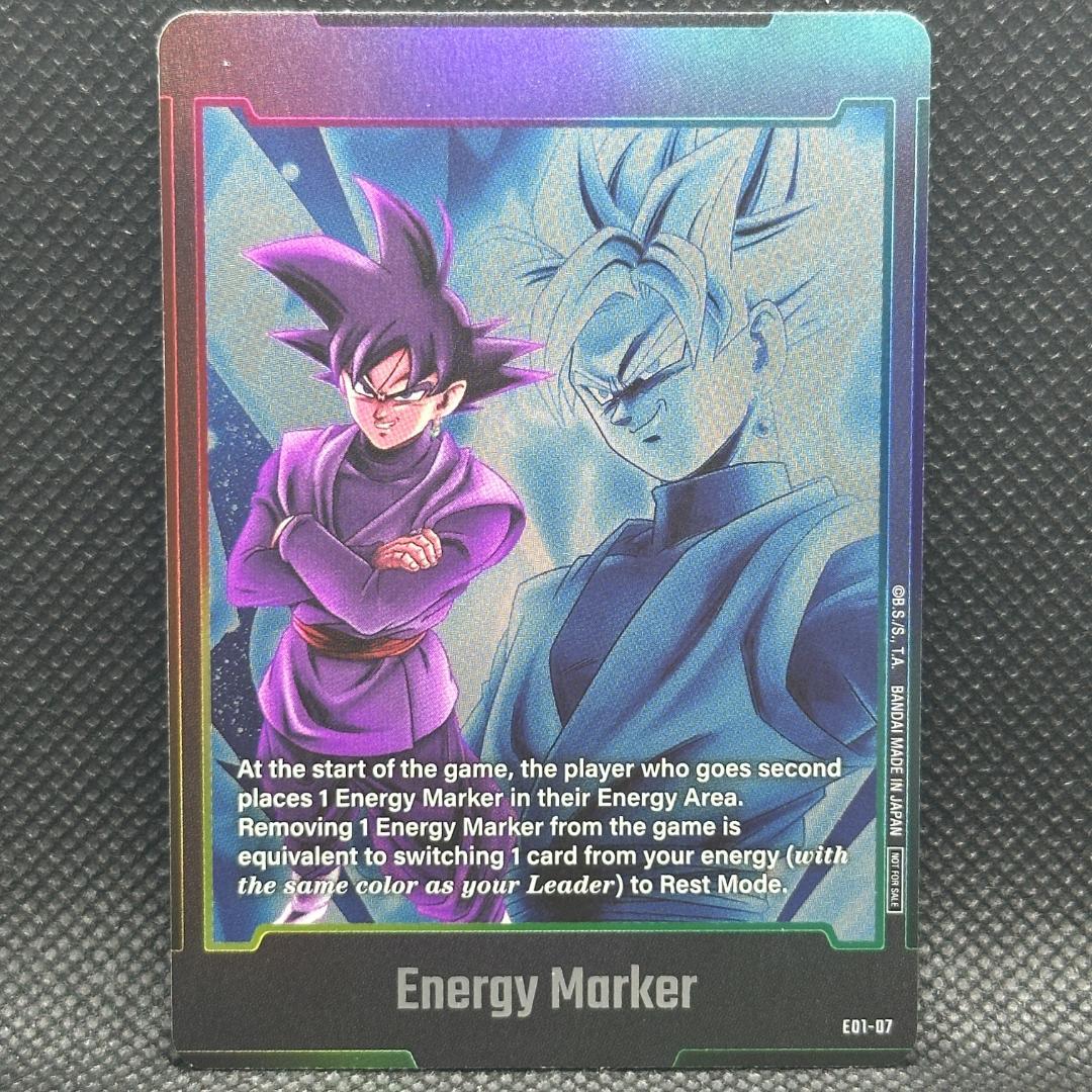 ドラゴンボール 海外 エナジーマーカー E01-07 ゴクウブラック 英語