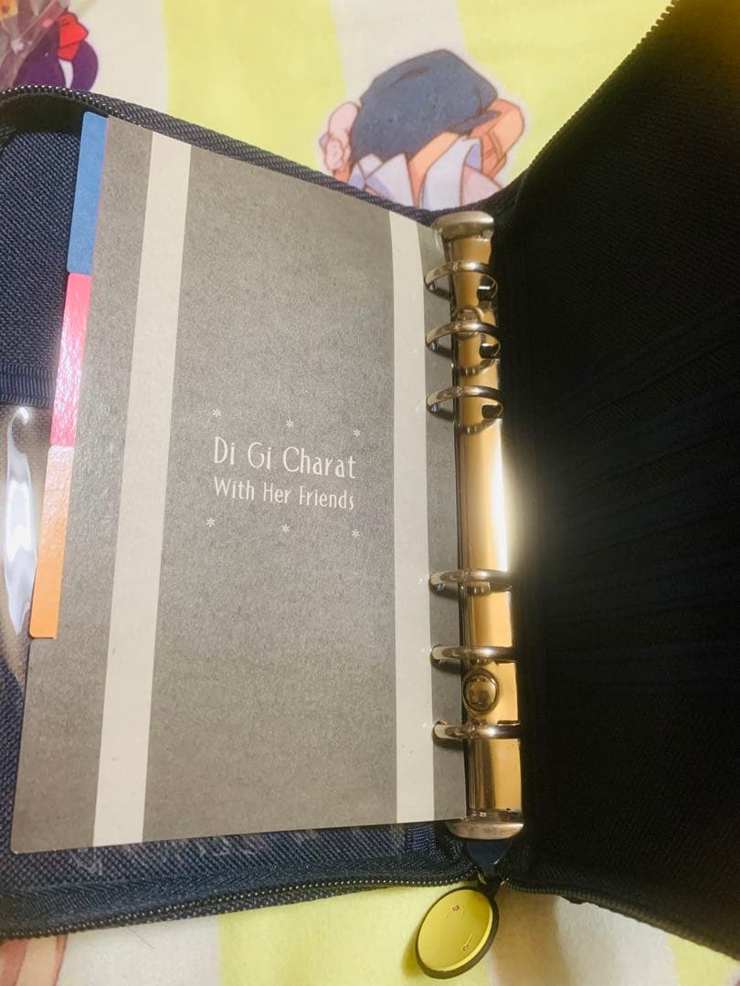 デ・ジ・キャラット デニム ポーチ 財布 でじこ ケース 手帳 バインダー