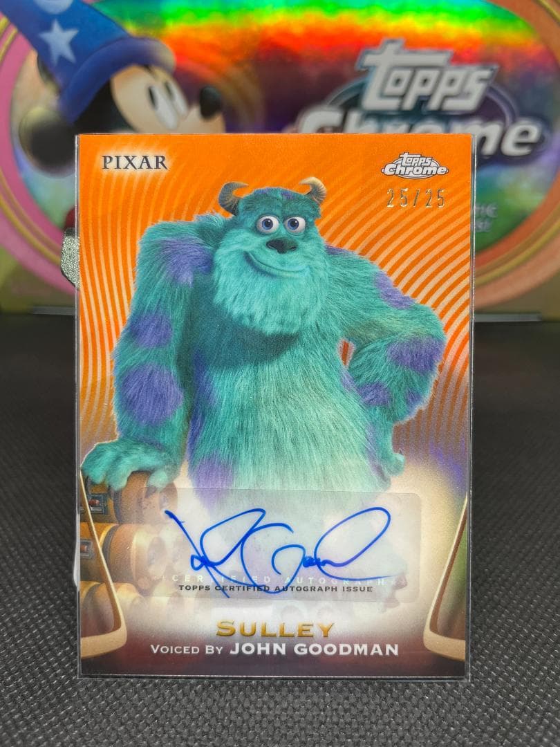 SULLEY /25 Autograph／Topps Chrome Disney