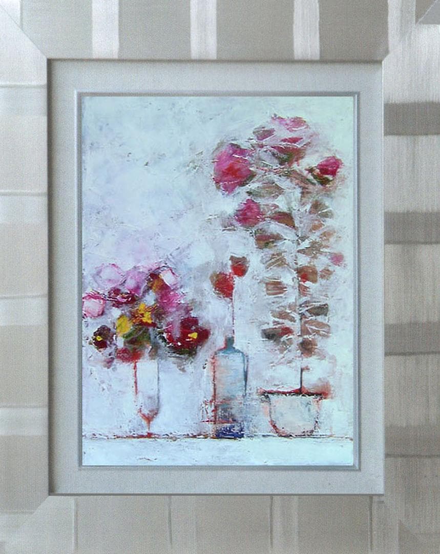 油絵 菅家令子 絵 絵画 インテリア uF6-071102 花 - メルカリ