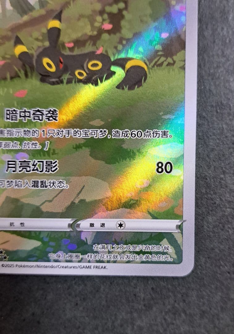 【宝石パック】【海外限定】ポケモンカード 中国簡体字 限定イラスト ブラッキー