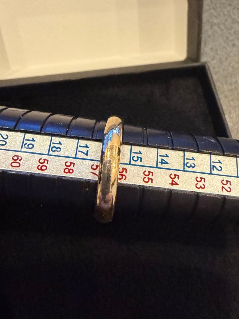 k18 750 指輪　リング　16号　造幣局ホールマーク　鑑定済み　3g