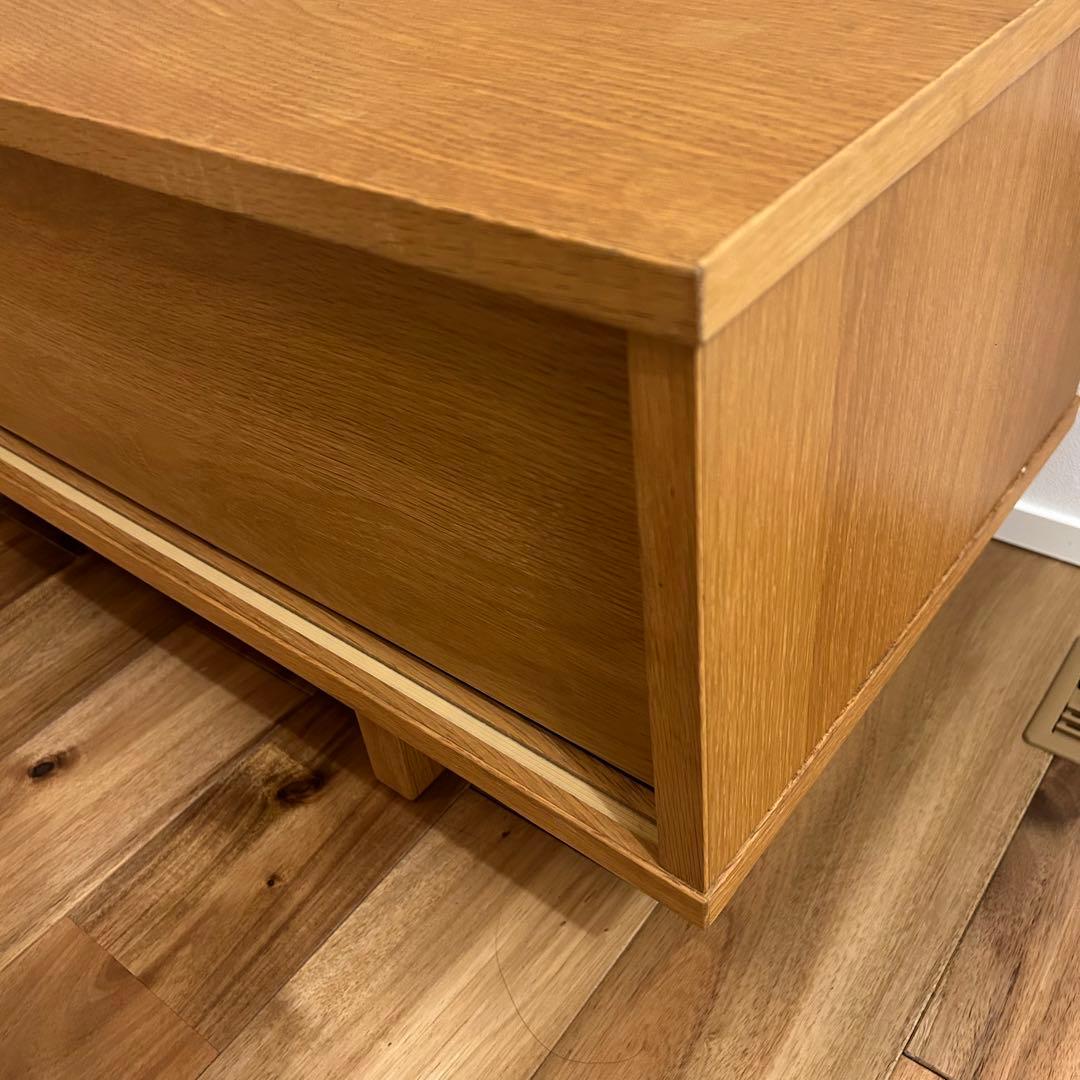 無印良品】 テレビボード AVボード テレビ台 オーク材 廃盤 幅150cm