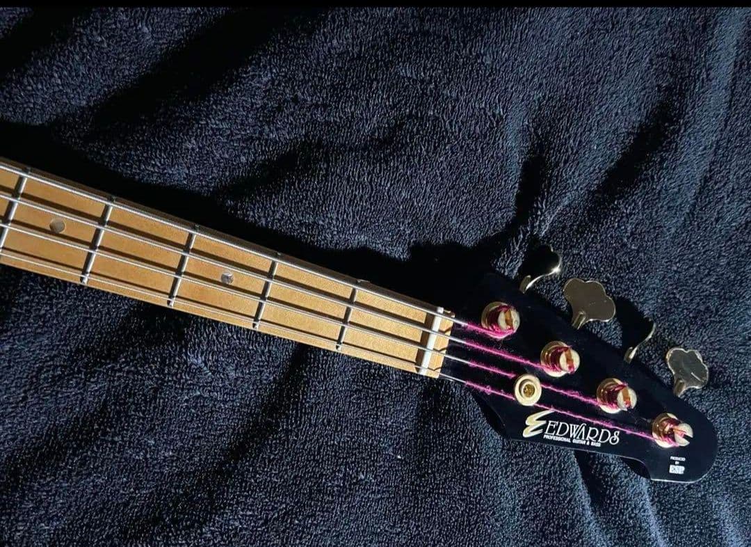 エレキベース ESP 黒夢 人時モデル EDWARDS HEB-95 EDWARDS HEJ-95 黒夢