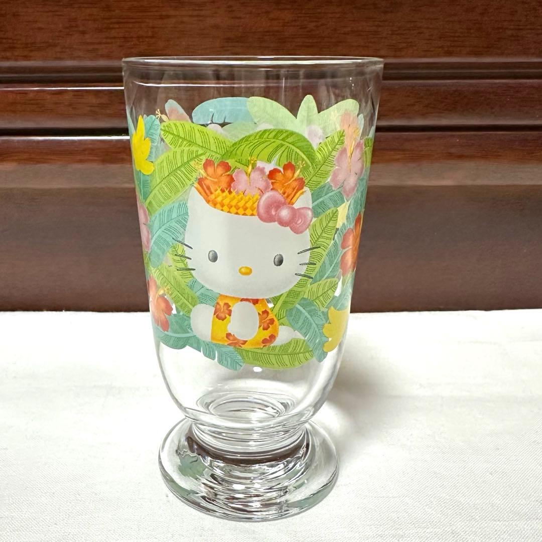 希少品　サンリオ　ハローキティ　トロピカル　ハイビスカスキティ　グラスまとめ売り
