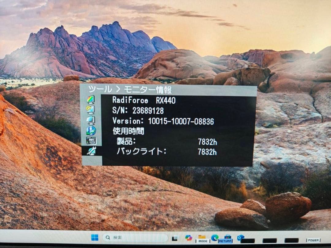 EIZO RadiForce RX440 液晶モニタ29.8 使用时间7832H