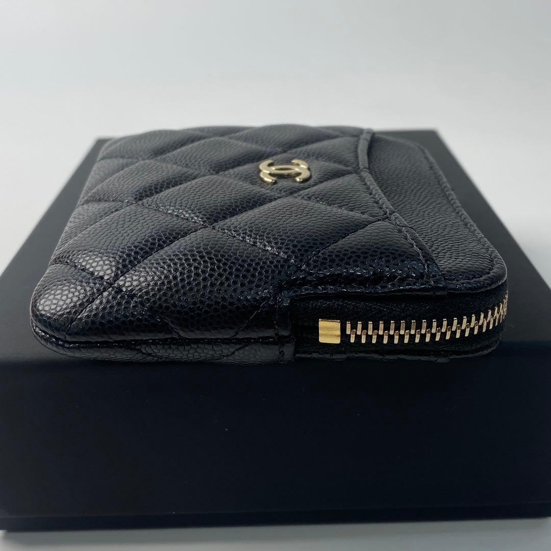 シャネルCHANEL ジップパース キャビアスキン AP2061ランダム.