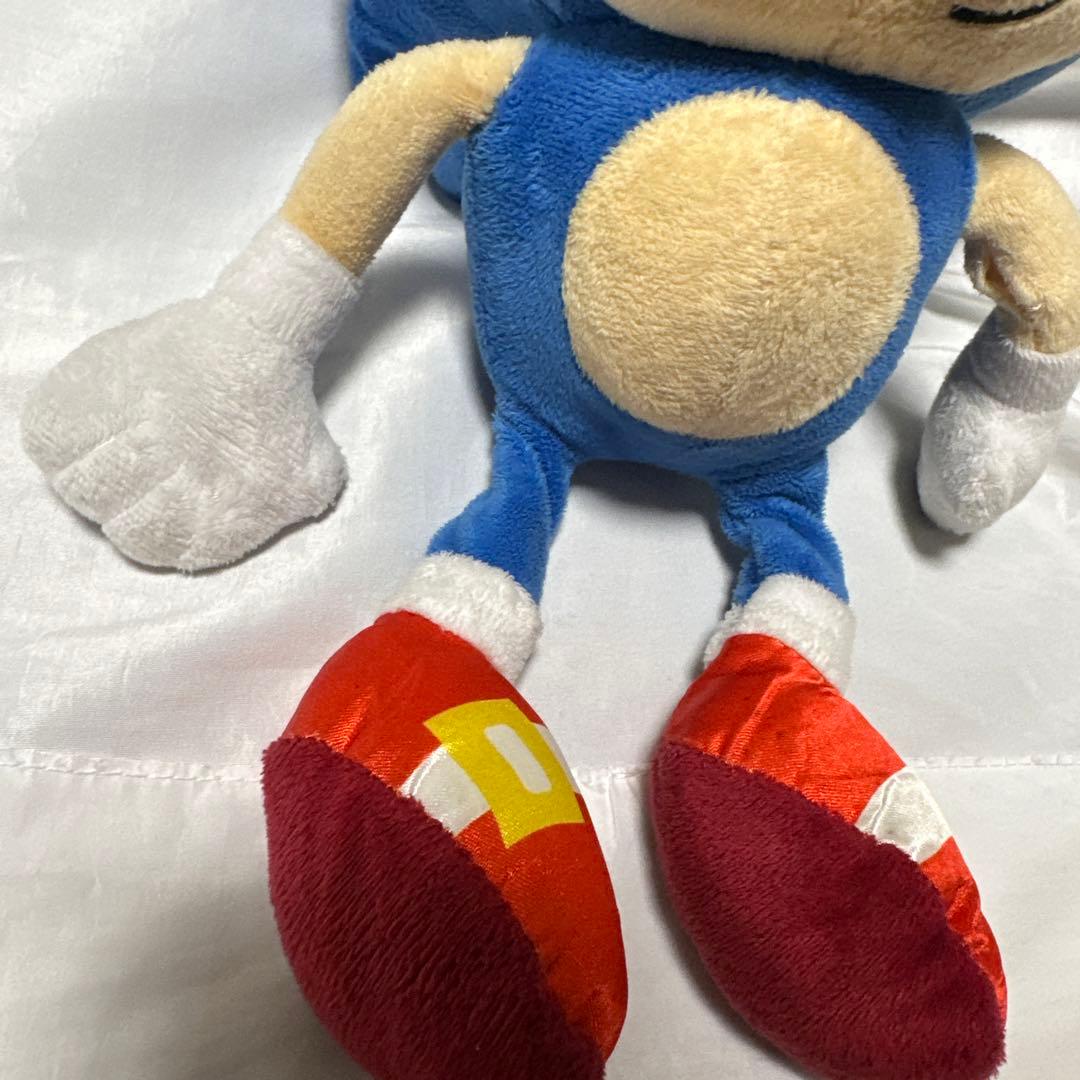 希少　ソニック ザ ヘッジホッグ SONIC 足裏赤　ナイロン　30cm