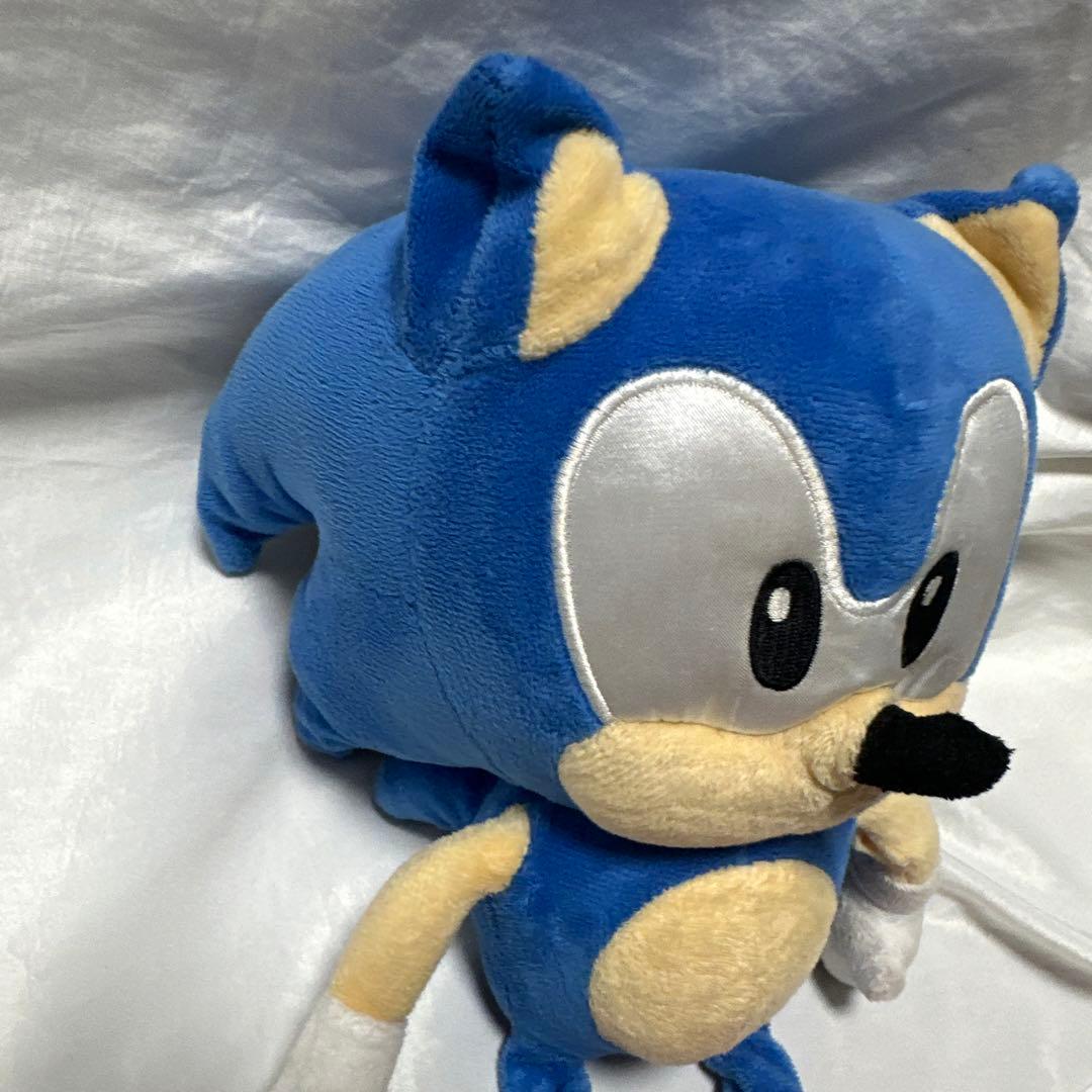 希少　ソニック ザ ヘッジホッグ SONIC 足裏赤　ナイロン　30cm