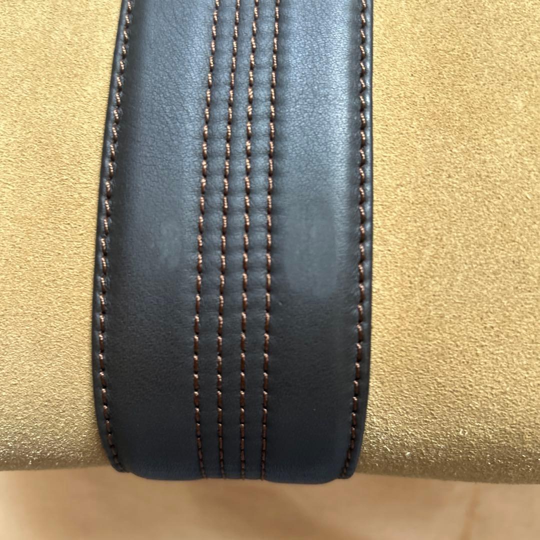 ロエベ トートバッグ ブラウン アナグラム スエードレザー