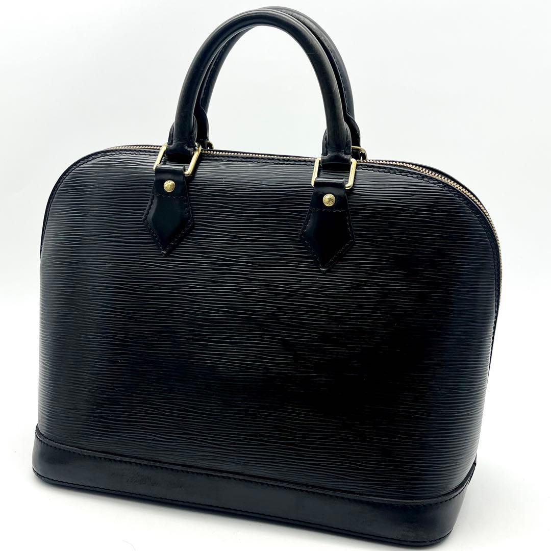 ルイヴィトン エピ ハンドバッグ アルマ 正規品 本物 黒色 M52142