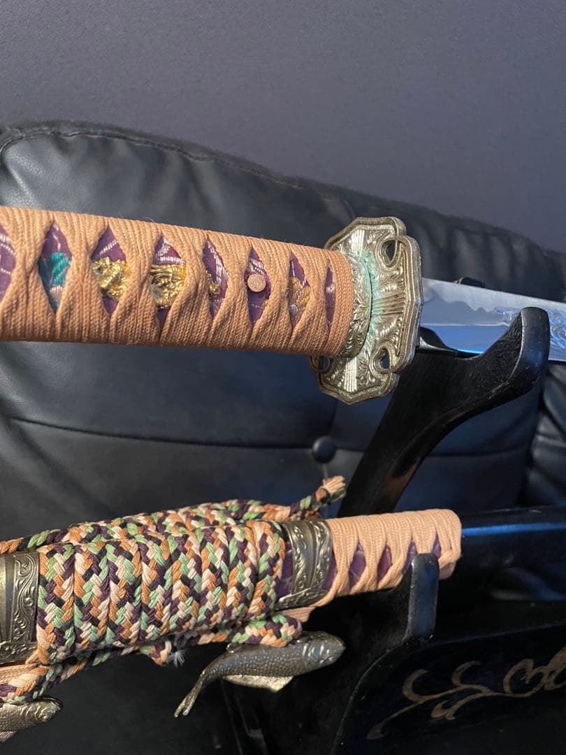 高級模造刀　太刀　居合刀　龍刻 模造刀