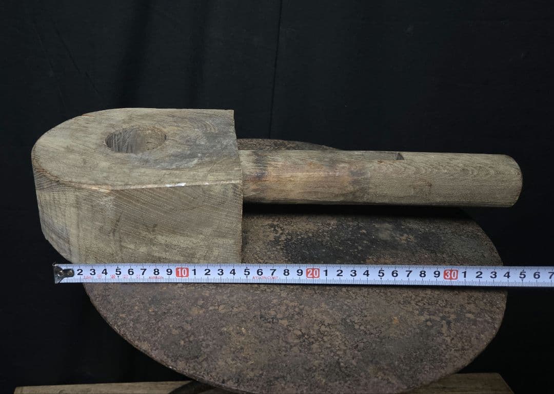 詳細不明農具か？木製アンティークツール オブジェインテリア骨董市古物