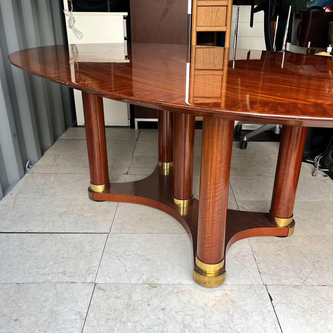 取付無料！カリモク ドマーニ 最高級ダニエラ フォルザ 楕円形ダイニングテーブル