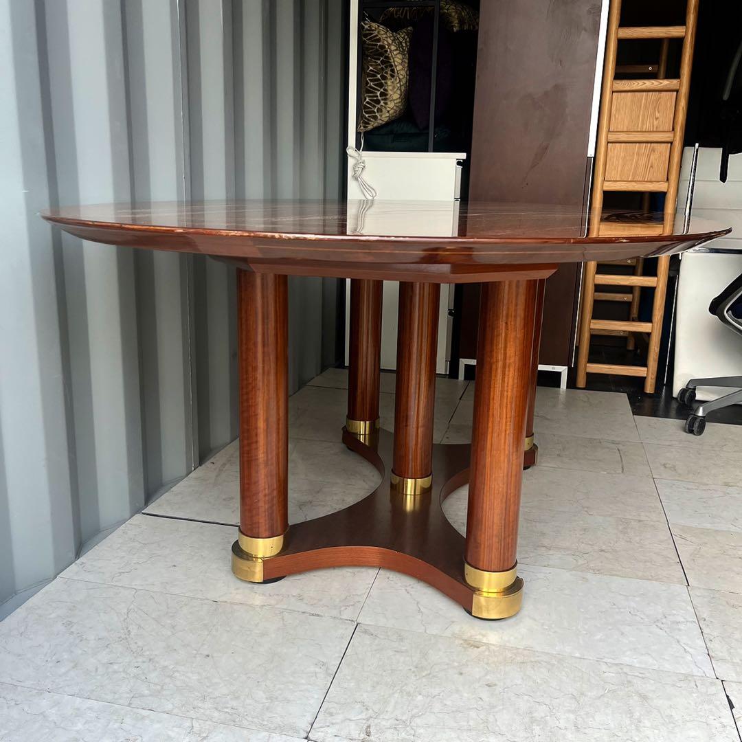 取付無料！カリモク ドマーニ 最高級ダニエラ フォルザ 楕円形ダイニングテーブル