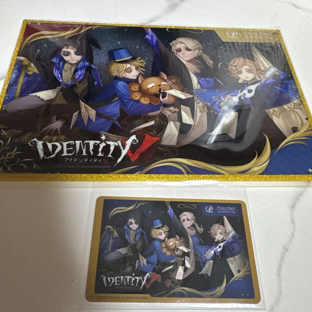 IdentityV 第五人格 プリンスホテル コラボ 缶バッジ 色紙 カードキー
