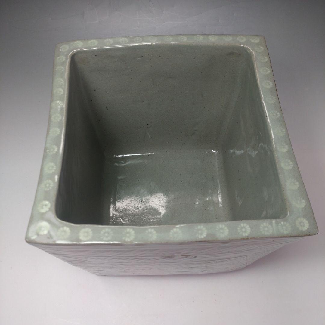 ィ113 水指『福森比路志作』『玄々斎好写三島四方角水