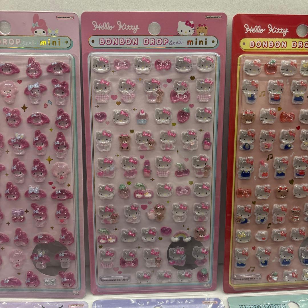 正規品 サンリオ ボンボンドロップ シール mini 8枚 コンプリート