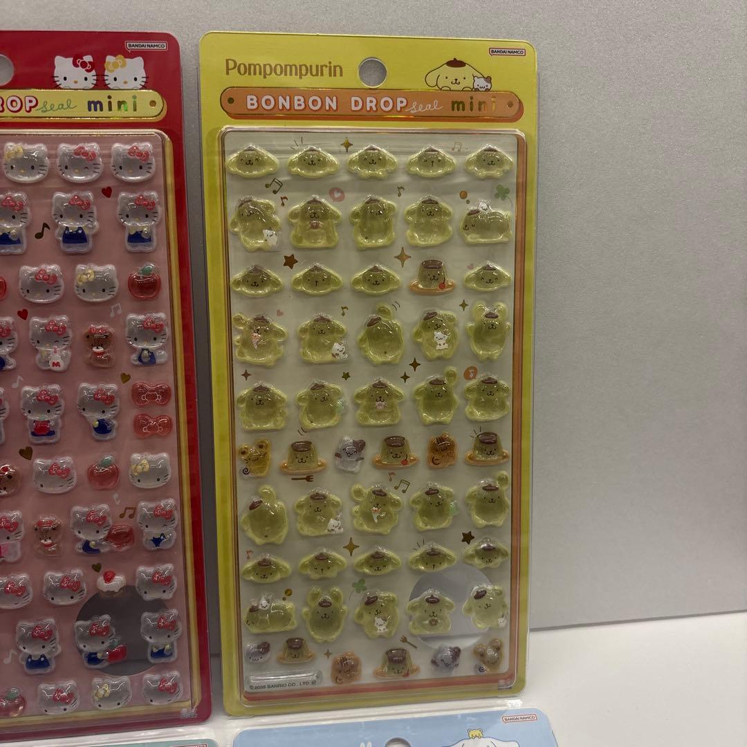 正規品 サンリオ ボンボンドロップ シール mini 8枚 コンプリート