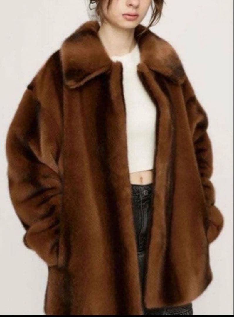 VEQMU EMODA シャギージャケット ファーコート ベクム 2025年最新