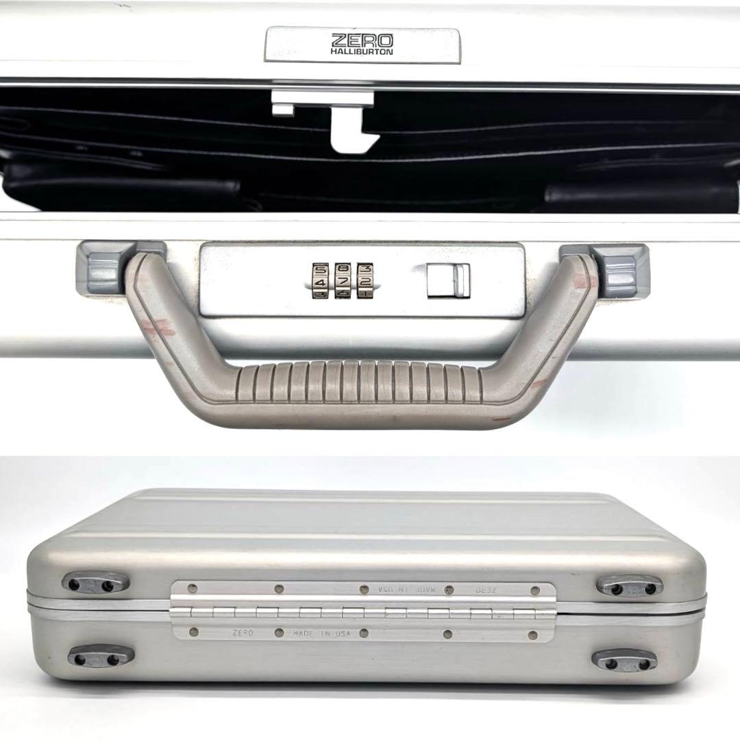 ゼロハリバートン✨アタッシュケース アルミ シルバー ダイヤルロック