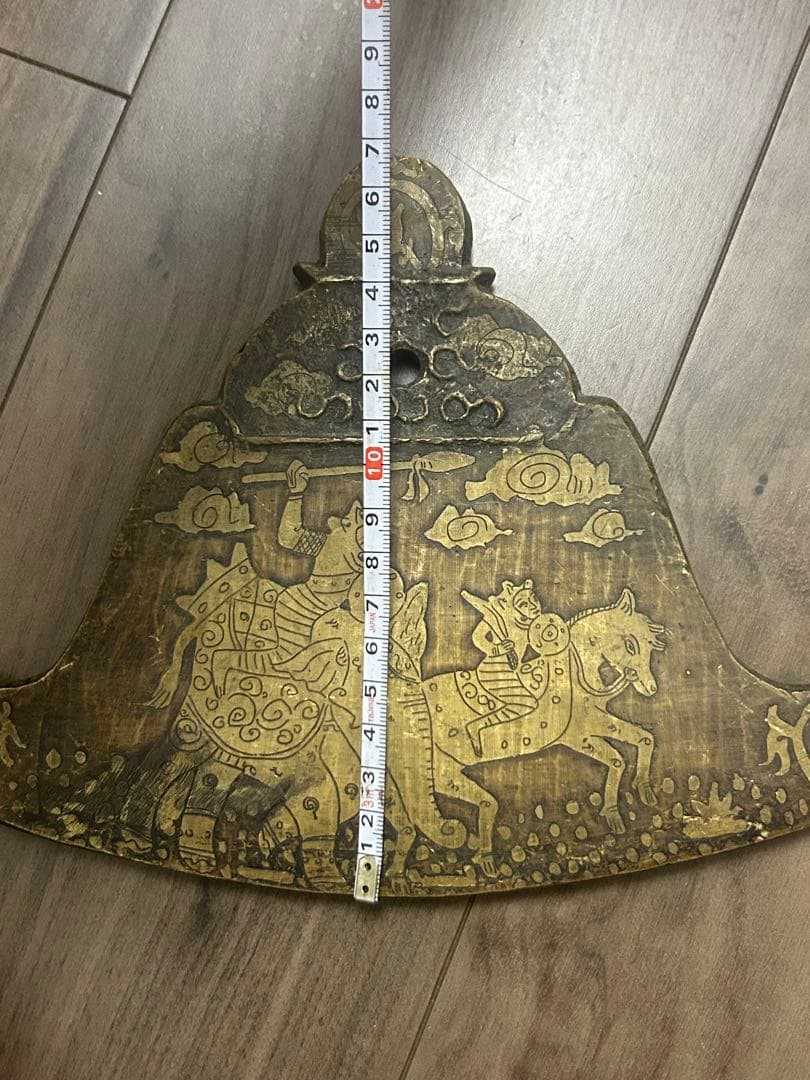 李朝期 黄銅製 陰刻 風鐸 風招仏教美術中国古玩縄文古墳土器埴輪