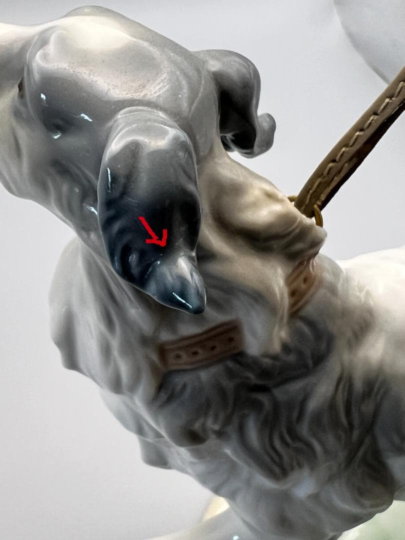 【海】リヤドロ　5802　優雅な散歩のひととき　置物　高約39cm LLADRO