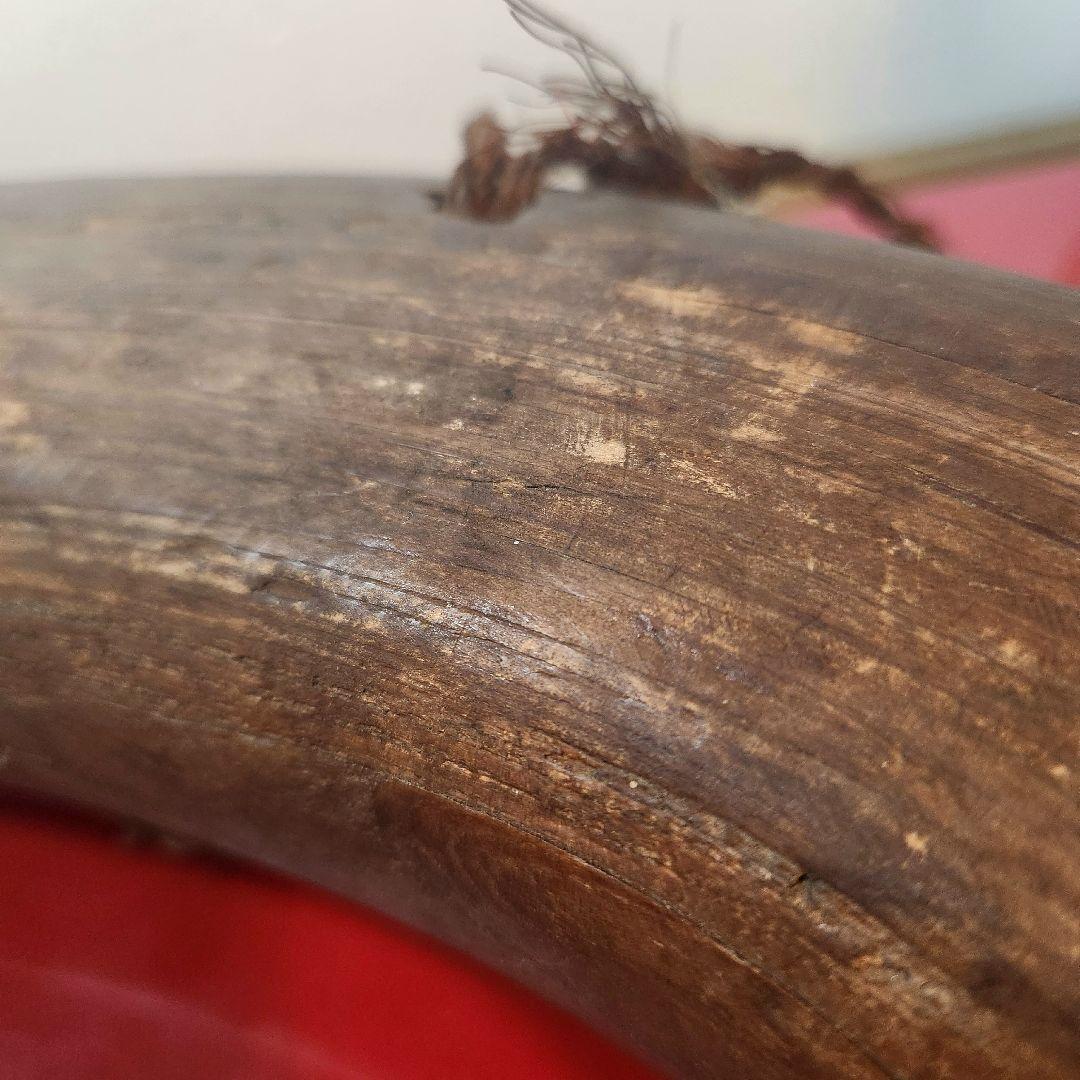 昔の古民具、農機具、畑を耕す為に、牛の背に装着