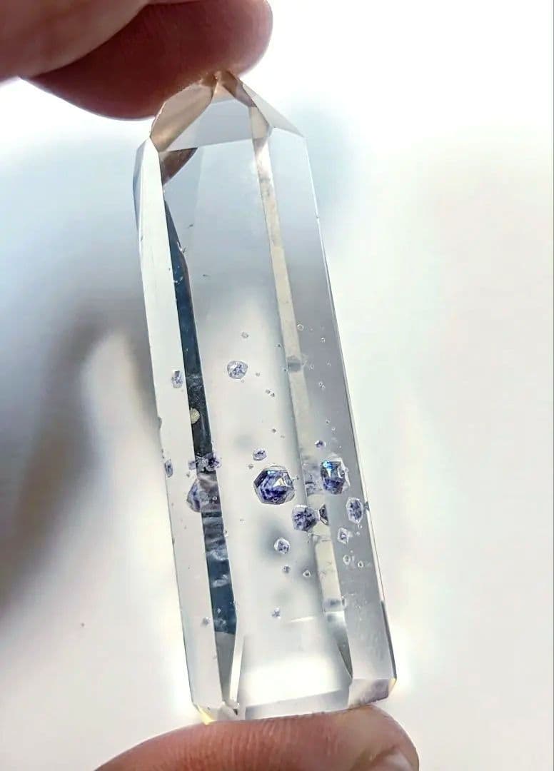 超希少☆最高品質 ブルーフローライト in クォーツ マダガスカル 蛍石