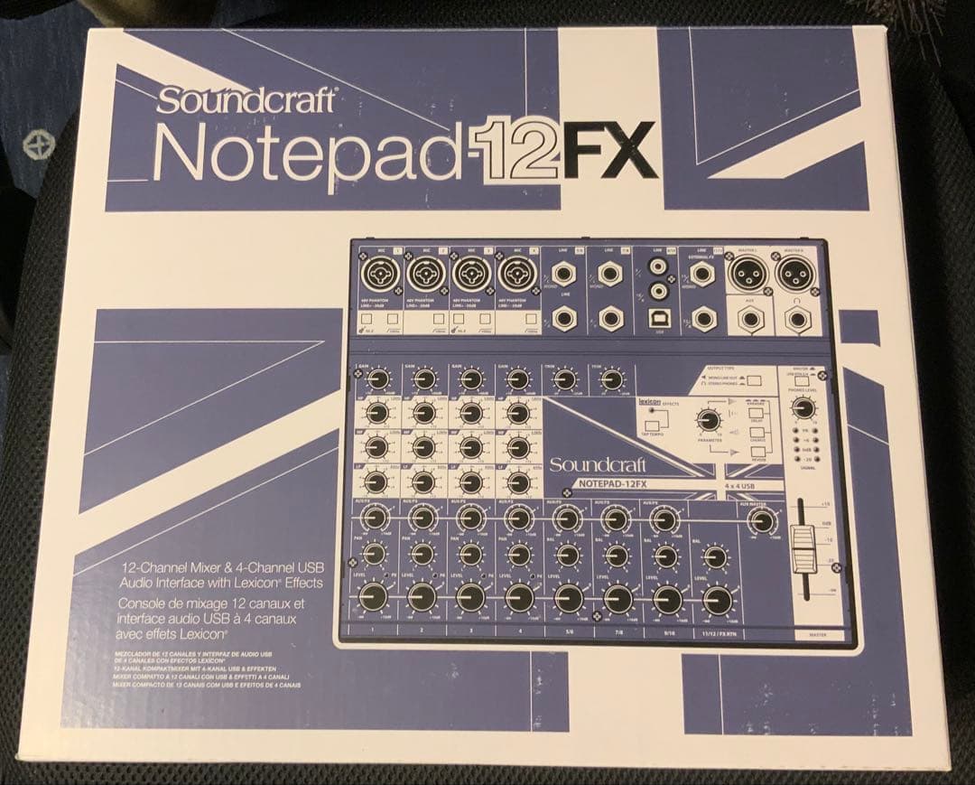 配信機器・PA機器・レコーディング機器 Soundcraft Notepad-12FX