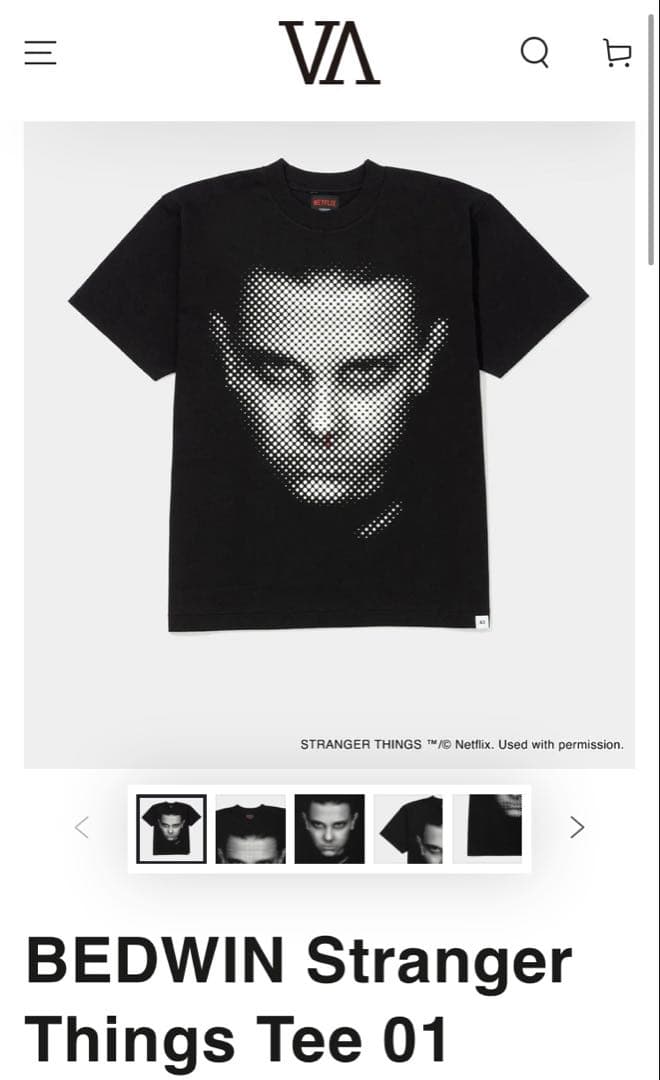 Stranger Things BEDWIN Tee 01 Mサイズ - メルカリ