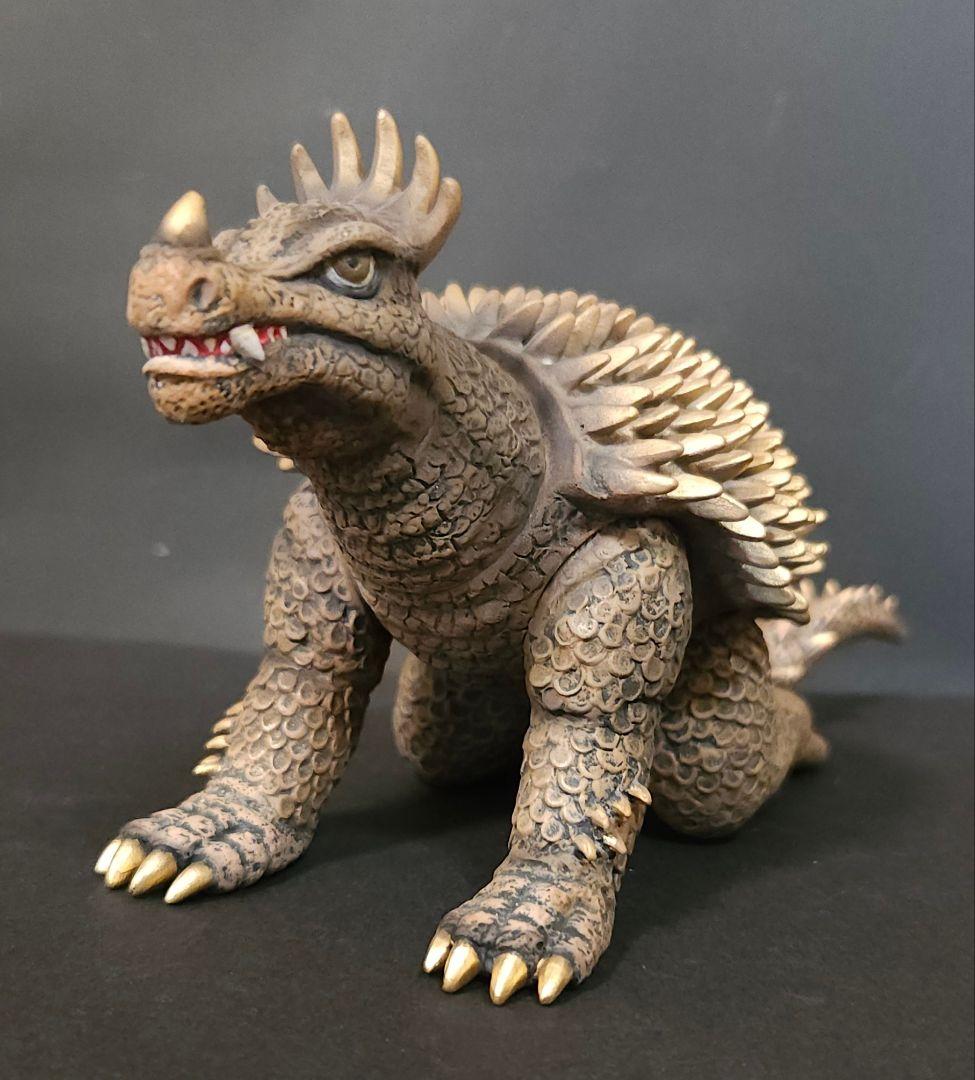 ゴジラ怪獣ソフビ　アンギラス　リペイント完成品
