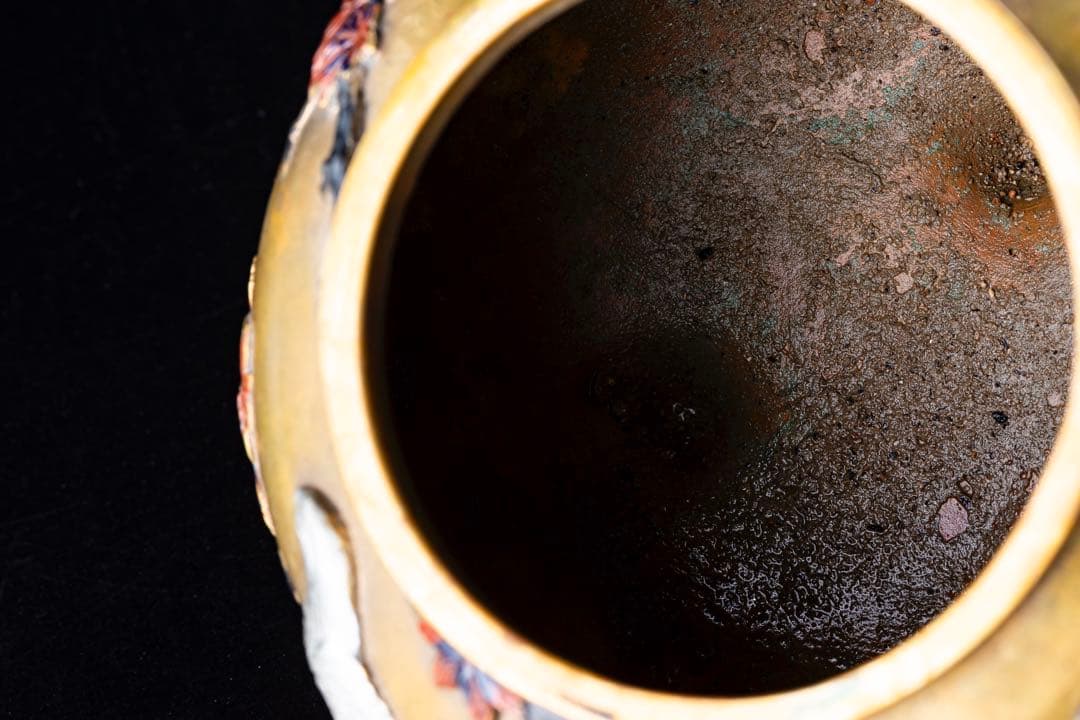 香炉 宮部篤良 大日本京都住 一光堂 花押 象嵌細工 明治期 時代物