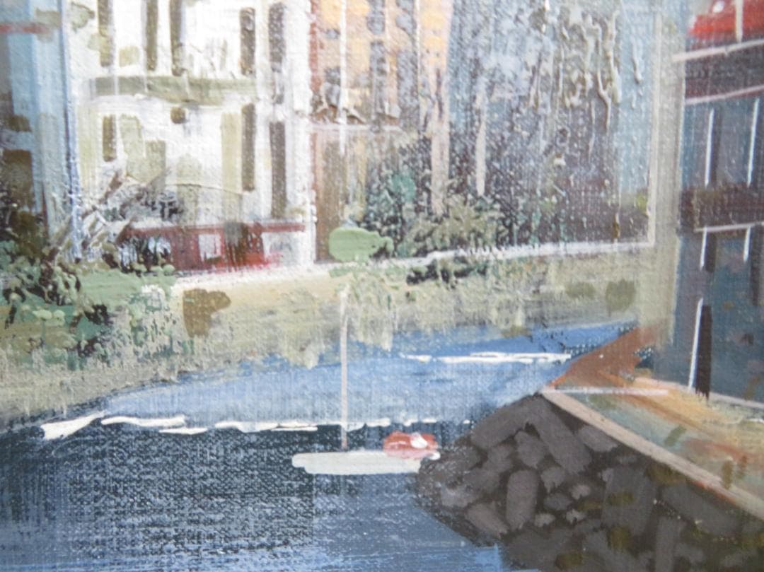 竹内 敏彦 「ストラスブール」 油彩 F6号 元一創会会員 日美連会員 帝