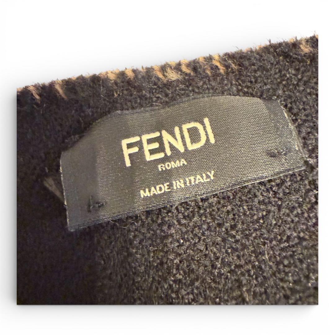 ☆JiJi☆様専用 フェンディ マフラー ズッカ柄 イタリア製 保存袋付き