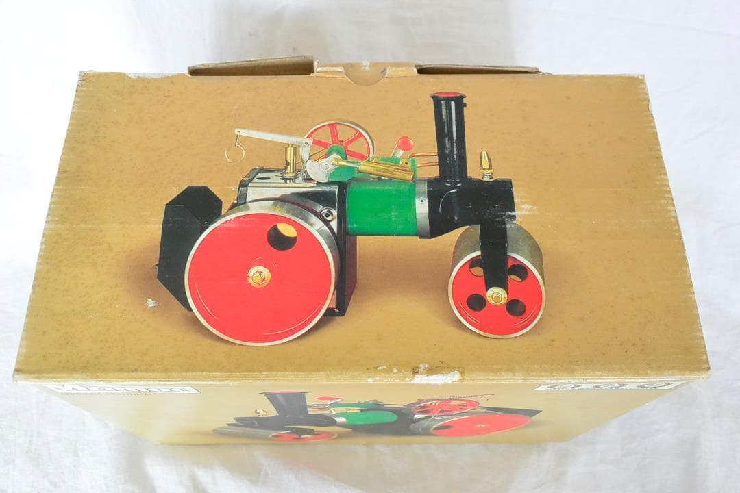 希少未使用☆Mamod社製スチームエンジン【スチームローラー】イギリス製 蒸気